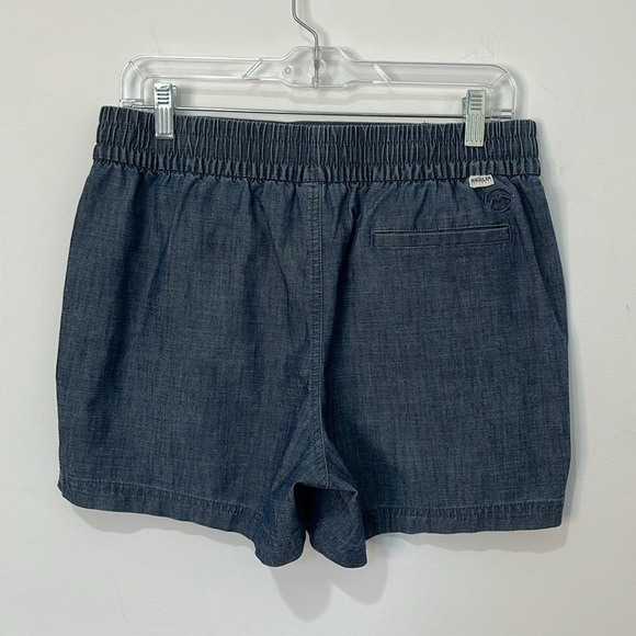 Magellan Outdoors Women's Campfire Chambray Shorty Shorts Denim Blue Size Medium - Picture 3 of 14